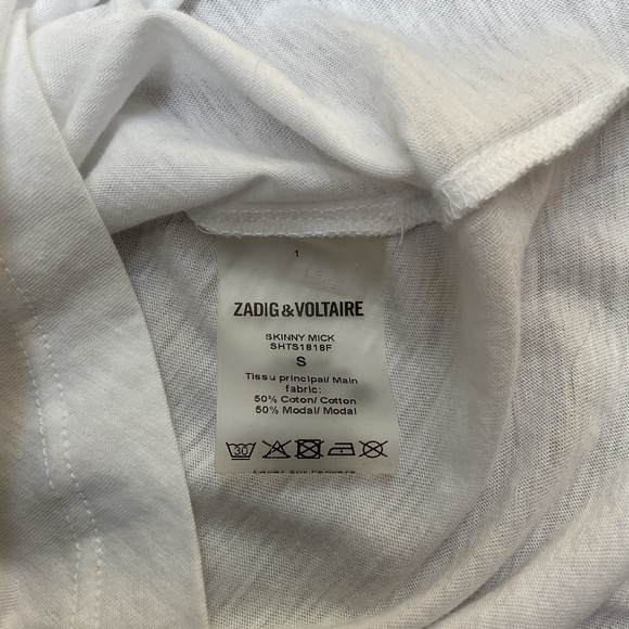 ZADIG & VOLTAIRE “MICK” TEE SHIRT - Picture 5 of 5